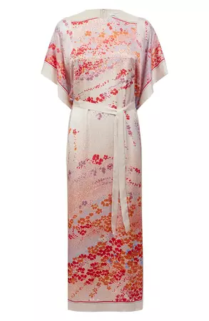 Reiss Lydia Floral Flutter Sleeve Dress | Nordstrom