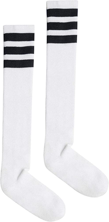 American ApparelⓇ  Unisex Stripe Knee- High Sock