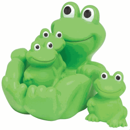 Frog Family Bath Toy