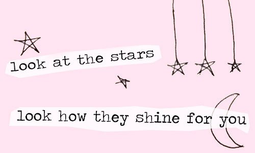 star quote pink