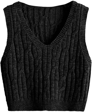 Sleeveless Knitted Sweater Tank