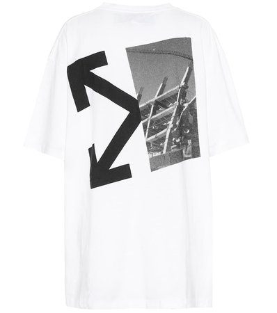 OFF-WHITE Printed cotton T-shirt