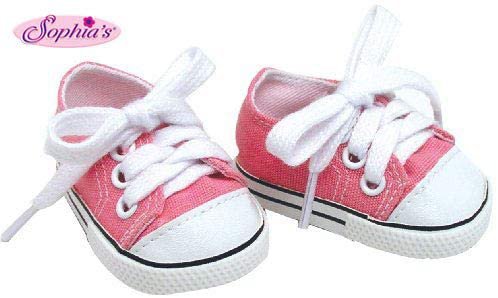 Amazon.com: Sophia's Doll Clothing for 18 Inch Doll Pink Shoes Made Doll Items fit for American Doll & Clothes! Pink Doll Sneaker Accessory: Toys & Games