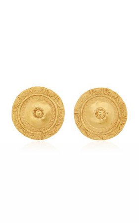 Moneda 24k Gold-Plated Earrings By Cano | Moda Operandi