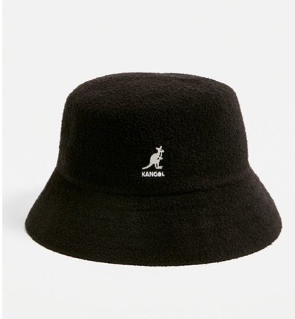 black kangol bermuda bucket hat