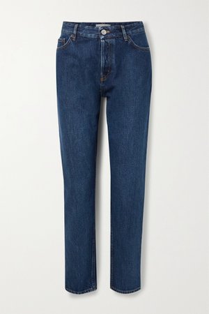 Blue High-rise straight-leg jeans | Balenciaga | NET-A-PORTER