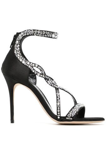 Alexander McQueen crystal-embellished Heeled Sandals - Farfetch