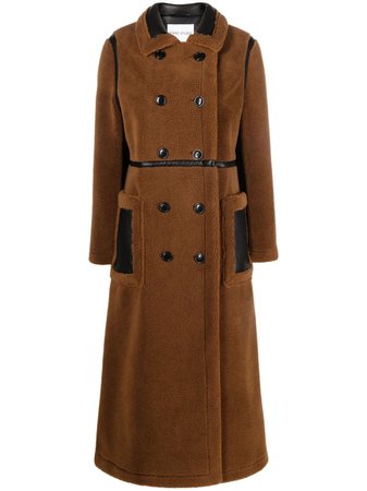STAND STUDIO double-breasted tailored coat - FARFETCH