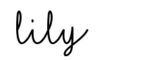 lily font