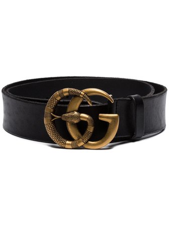 Gucci Double G Snake Buckle Belt - Farfetch