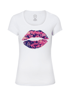 Details about Flowers Lips Kiss Womens T-shirt Cool Graphic Tumblr Printed Ladies Tank Top 110