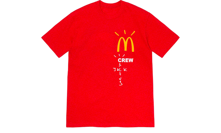 Travis Scott x McDonald’s crew t shirt