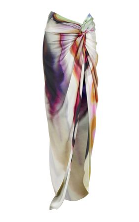 Lady Stretch-Silk Maxi Skirt By Silvia Tcherassi | Moda Operandi