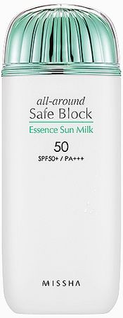 Missha All-around Safe Block Essence Sun Milk SPF 50 + PA+++ - Ενυδατική αντηλιακή λοσιόν SPF 50 | Makeup.gr