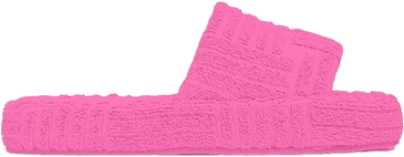 pink towel bottega slides