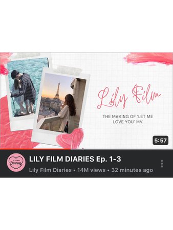 Lily Film Diaries 1-3