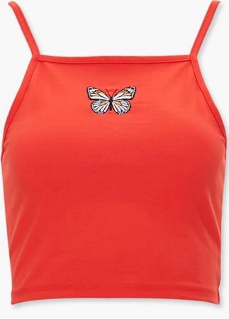 red butterfly top from forever 21