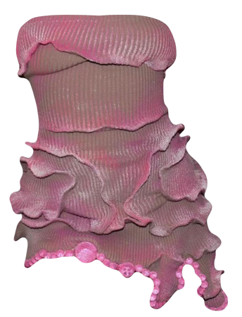 Pink Ruffled Layered Mini Dress