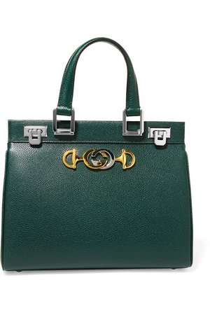 Gucci | Zumi small embellished textured-leather tote | NET-A-PORTER.COM