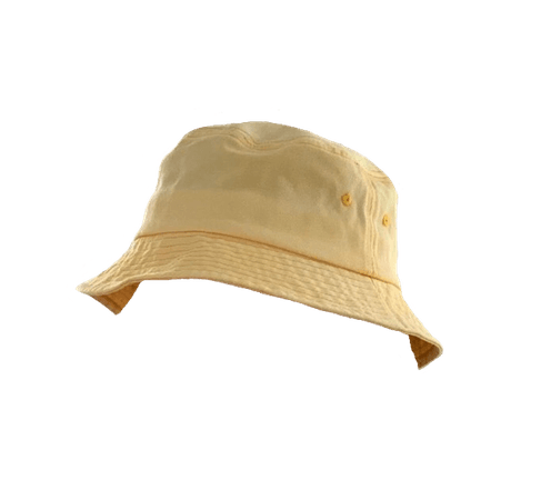 yellow bucket hat