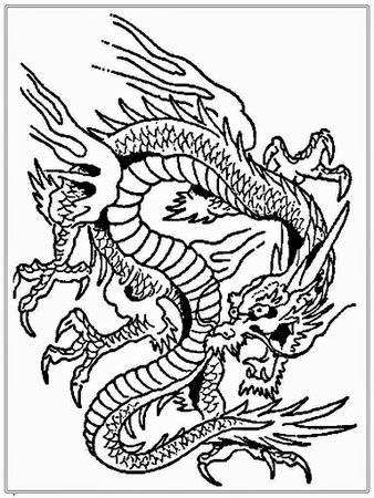 chinese dragon lineart - Google Search