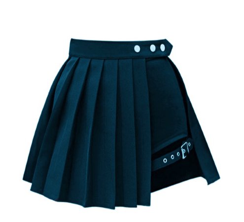 turquoise half skirt