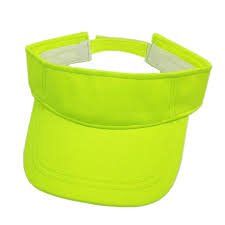 lime green visor - Google Search