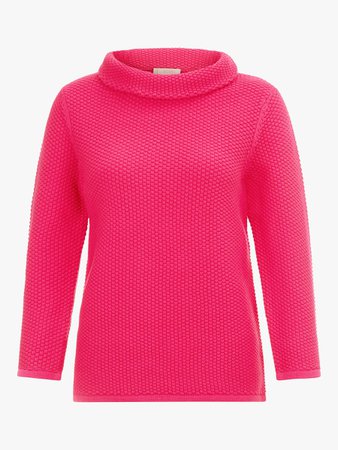 Hobbs Camilla Sweatshirt, Hot Pink at John Lewis & Partners