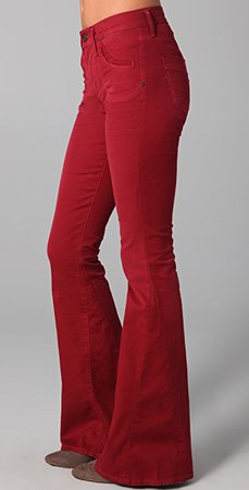 red flare jeans - Google Search