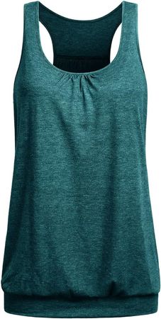 Amazon.com: Yoga Tops for Women Yoga Shirts for Women Athletic Tops Workout Tank Tops Gym Tanks Yoga Clothing for Women Green XX-Large : Clothing, Shoes & Jewelry