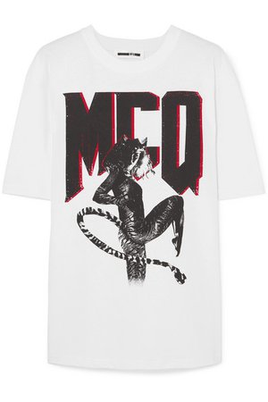McQ Alexander McQueen | Printed cotton-jersey T-shirt | NET-A-PORTER.COM