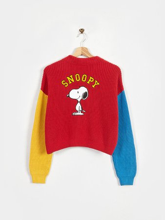 Lazy Oaf x Peanuts Double Breasted Cardigan