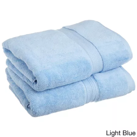 Shop Superior Luxurious & Absorbent 900 GSM Combed Cotton Bath Towel (Set of 2) - Free Shipping On Orders Over $45 - Overstock.com - 5840793