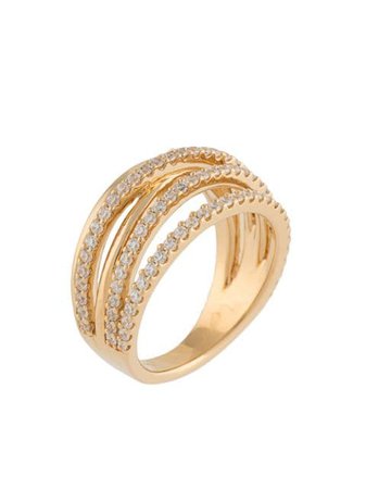 Shop APM Monaco Valentine layered ring with Express Delivery - FARFETCH