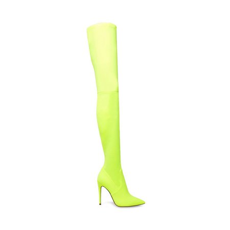 steve madden neon yellow thigh high boots - Google Search
