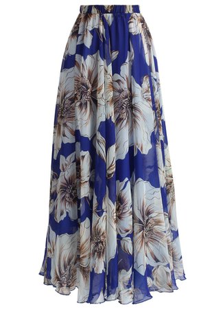 Chicwish $70 - Marvelous Floral Maxi Skirt