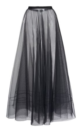 Sheer Tulle Midi Skirt By Giambattista Valli | Moda Operandi