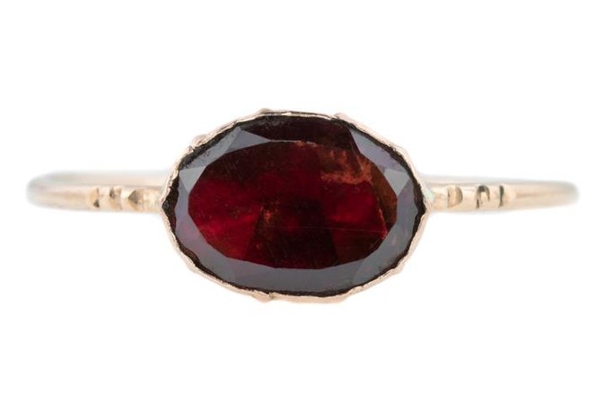 Georgian Garnet Ring – Lillicoco