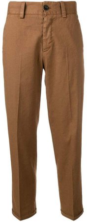 cropped tailored chinos