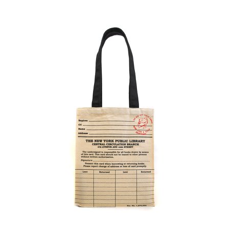 NYPL Library Card Tote Bag | The New York Public Library Shop