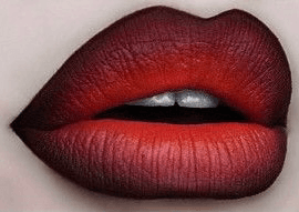 dark red lip