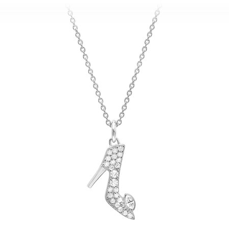 Cinderella Pavé Slipper Necklace by CRISLU | shopDisney