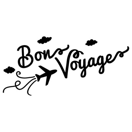 Bon Voyage Quote Wall Decal | Shop Decals from Dana Decals