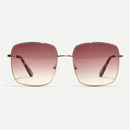 J.Crew: Oversized Wire-frame Sunglasses For Women pink