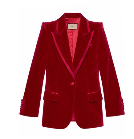 red coat Gucci