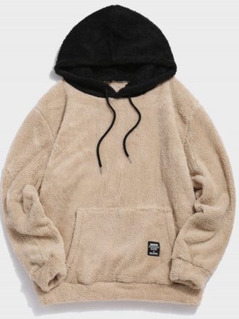 fluffy hoodie