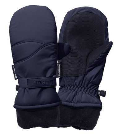 Kid's - Navy Snow Gloves