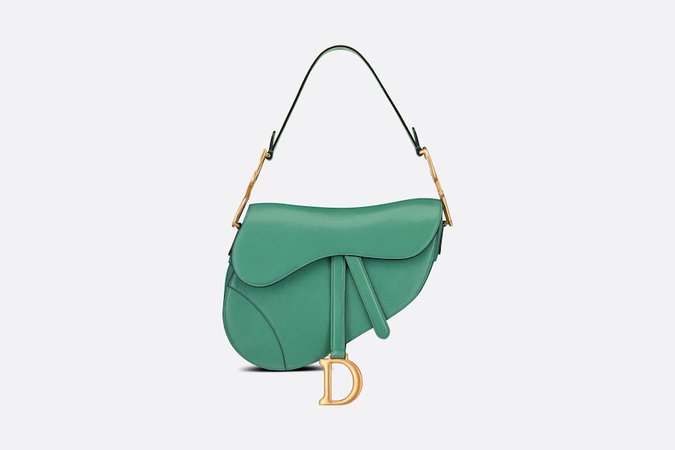 Saddle Bag Tundra Green Goatskin - Bags - Women's Fashion | DIOR