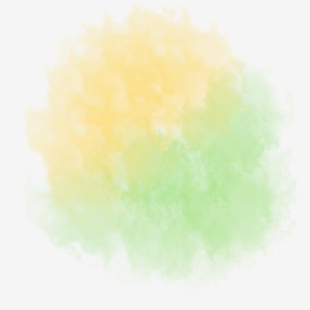 Yellow And Green Watercolor Illustration, Green Watercolor, Two Color Watercolor, Yellow PNG Transparent Clipart Image and PSD File for Free Download