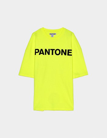 T-shirt Dad fit Bershka + PANTONE - Pantone - Bershka France